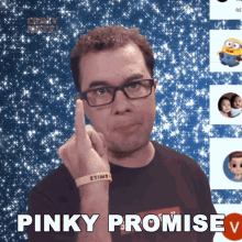 Pinky Promise Crazy Nate GIF - Pinky Promise Crazy Nate I Promise You GIFs