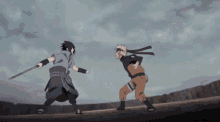 Naruto Vs Sasuke Fighting GIF - Naruto Vs Sasuke Naruto Sasuke GIFs
