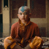 Meditating Aang GIF - Meditating Aang Avatar The Last Airbender GIFs