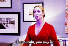 The Office You Burn It GIF - The Office You Burn It You Buy It GIFs
