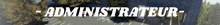 a blurred image of a parking lot with the words administrateur in white letters