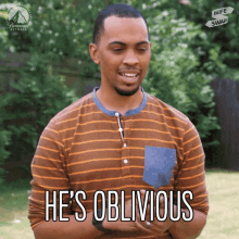 Hes Oblivious Unaware GIF - Hes Oblivious Unaware Unconscious GIFs