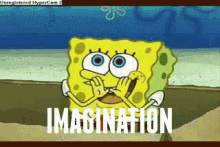 Spongebob Squarepants Imagination GIF