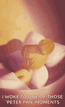 Tinkerbell Sleeping GIF - Tinkerbell Sleeping Waking Up GIFs