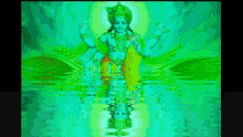 Hari Vishnu Water GIF - Hari Vishnu Water Reflection GIFs