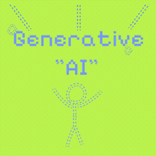 a green background with the words " generative ai "