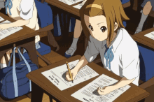 Ujian GIF - Anime K On Answer GIFs