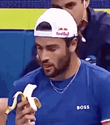 Matteo Berrettini Banana GIF - Matteo Berrettini Banana Tennis GIFs