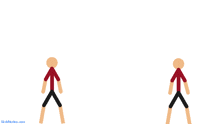 two stick figures are standing next to each other with the website sticknodes.com in the corner