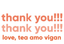 thank you thanks samalat tea amo vigan