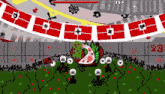 a screenshot of a video game with a score of 75
