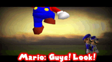 Smg4 Mario GIF - Smg4 Mario Guys Look GIFs