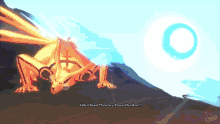 a screenshot of a video game that says tailed beast planetary