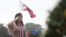Leni Robredo Philippines GIF - Leni Robredo Philippines Salute GIFs