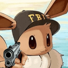 Eevee Gun GIF - Eevee Gun Meme GIFs