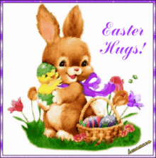 easter bunny happy spring