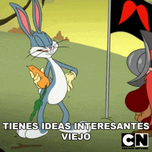 Tienes Ideas Interesantes Viejo Bugs Bunny GIF - Tienes Ideas Interesantes Viejo Bugs Bunny Looney Tunes GIFs