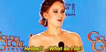 Hellooo!! What Do I Do? GIF - Jennifer Lawrence Confused GIFs