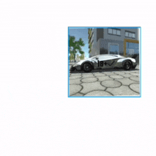 a silver sports car with the number 18+ on the side