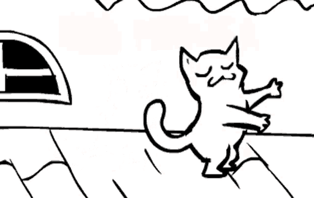 Sad Cat Dance ( Rainbow friend ) meme ( Blue ) on Make a GIF