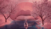 kiss me more video game lips opening boat