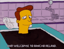 Rancho Relaxo Simpsons GIF - Rancho Relaxo Simpsons Bath GIFs