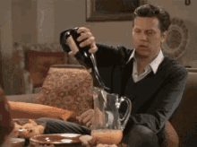 Breakfast Of Champions GIF - Champagne Mimosa Drinking GIFs
