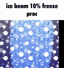 Ice Beam Freeze GIF