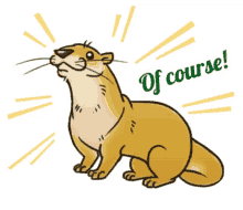 otter of course count on me