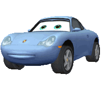 Sally Cars Cars Movie Sticker - Sally Cars Sally Cars Movie Stickers
