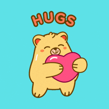 Hugs Love GIF - Hugs Love Bear Hug GIFs