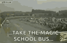 School Bus Jumping Off A Ramp GIF - School Bus Jumping Off A Ramp Crazy School Bus GIFs