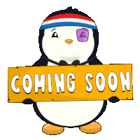 Penguin Pudgy Sticker - Penguin Pudgy Coming Soon Stickers