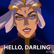 Hello Darling Evil-lyn GIF - Hello Darling Evil-lyn Masters Of The Universe Revolution GIFs