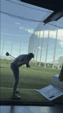 Golfing Drunk GIF