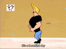 Pay Yourself A Compliment Today GIF - Johnny Bravo Beautiful Day Not As Beautiful As Me GIFs