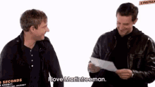 60 Seconds With Martinfreeman GIF - I Love Martin Freeman Laughing GIFs