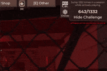 a screenshot of a video game with the number 642/1332 visible