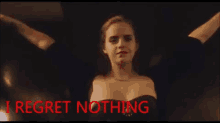 Perks Of Being A Wallflower GIF - I Regret Nothing Emma Watson Perks Of Being A Wallflower GIFs