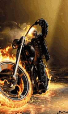 Love This Movie Ghost Rider GIF - Love This Movie Ghost Rider Bike GIFs