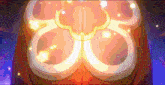 a cartoon drawing of a glowing object with the number 33 on it