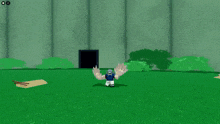 a red circle with three black spots on it is in a video game