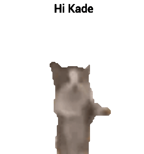 Hello Kade Kade 1 Sticker - Hello Kade Kade 1 Jumping Cat Stickers
