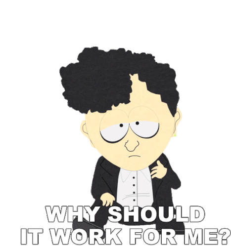 Why Should It Work For Me Michael Sticker - Why Should It Work For Me Michael South Park Stickers