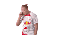talking with someone on the phone xaver schlager rb leipzig calling someone on the phone dialing someone