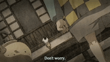 a cartoon says just go to hell and bring back neko - chan 's spirit