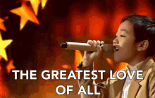 The Greatest Love Of All Deven GIF - The Greatest Love Of All Deven Indonesian Idol GIFs