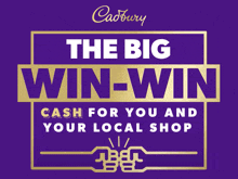 Cadbury The Big Win Win GIF - Cadbury The Big Win Win Cash For You And Your Local Shop GIFs