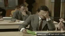 Reading Exam Papers Like GIF - Mr Bean Paper Exam GIFs
