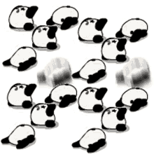 熊貓人 膜拜 GIF